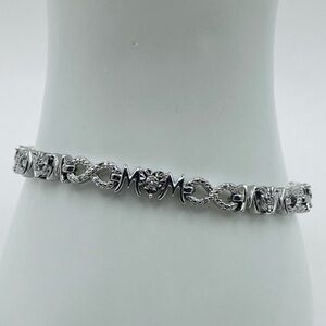 Beautiful MOM Natural Diamond Accented Bracelet